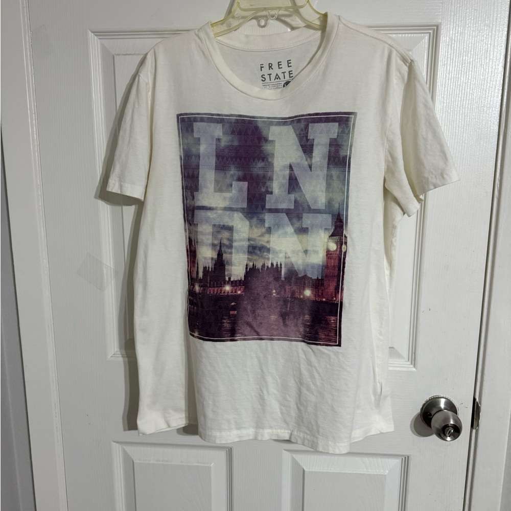 Free State White Cotton T-Shirt